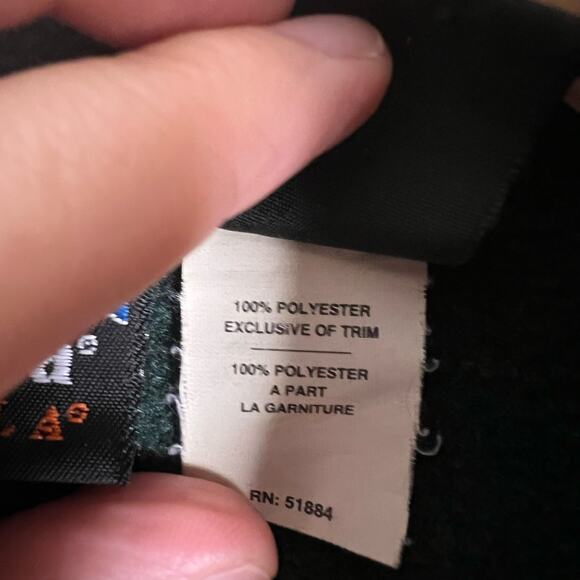 Patagonia Synchilla Men’s Fleece Dark Green Zip Up Jacket Size Small - Picture 7 of 7